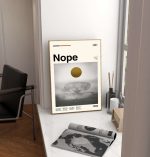 Nope Movie Poster for Home Decor Gift – Jordan Peele Film – Classic Movie Poster for Home Decor Gift – Retro Poster for Home Decor Gifts – Minimal Movie Art – Modern Vintage – Favorite Movie