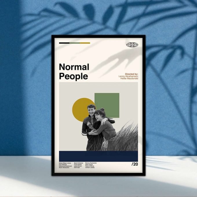 Normal People Poster for Home Decor Gift,  People Poster for Home Decor Gifts, Retro Movie Print, Modern Vintage, Movie Poster for Home Decor Gift, Wall Art, Custom Poster for Home Decor Gift, Minimalist Movie Poster for Home Decor Gift