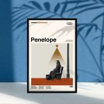 Penelope Poster for Home Decor Gift, Penelope Print, Retro Modern Poster for Home Decor Gift, Minimalist Art, Midcentury Art, Classic Movie, Vintage Poster for Home Decor Gift, Wall Decor, Wall Art