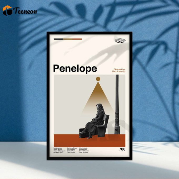 Penelope Poster for Home Decor Gift, Penelope Print, Retro Modern Poster for Home Decor Gift, Minimalist Art, Midcentury Art, Classic Movie, Vintage Poster for Home Decor Gift, Wall Decor, Wall Art