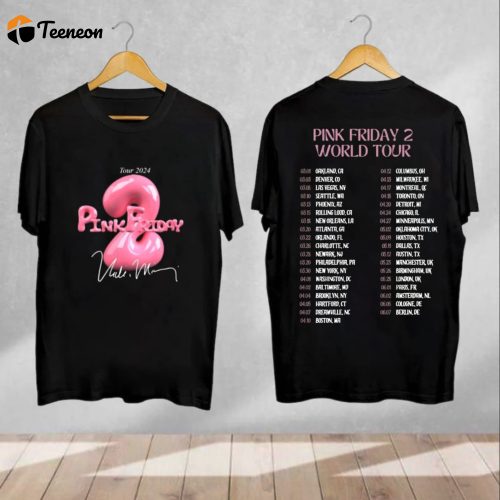 Pink Friday 2 2024 Tour Nicki Minaj Shirt – Exclusive Fan Merch & Concert Apparel