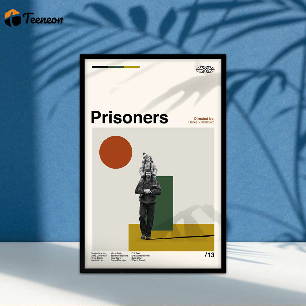 Prisoners Poster for Home Decor Gift, Retro Movie Poster for Home Decor Gift, Minimalist Art, Midcentury Art, Vintage Poster for Home Decor Gift Prisoners Poster for Home Decor Gift, Retro Movie Poster for Home Decor Gift, Minimalist Art, Midcentury Art, Vintage Poster for Home Decor Gift