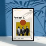 Project X Poster for Home Decor Gift, Movie Poster for Home Decor Gift, Retro Modern Poster for Home Decor Gift,  Minimalist Art, Wall Decor, Wall Art, Project X Print