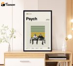 Psych Movie Poster for Home Decor Gift – Steve Franks Film – Retro Movie Poster for Home Decor Gift – Minimalist Art – Vintage Poster for Home Decor Gift – Modern Art – Wall Decor – Home Decor