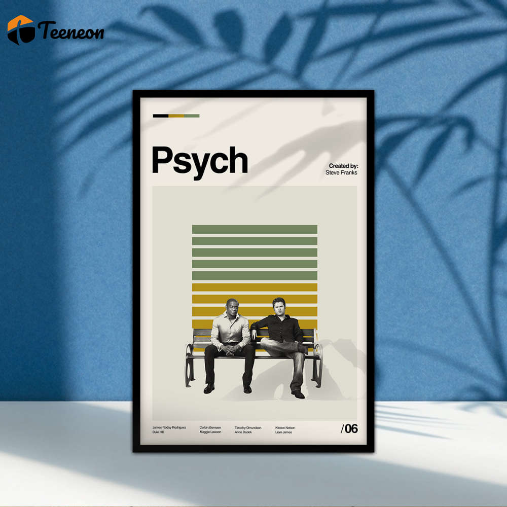 Psych Poster for Home Decor Gift, Tv Show Poster for Home Decor Gift, Love Tv Show, Retro Modern, Vintage Inspired Poster for Home Decor Gift, Art Print, Midcentury Modern, Morden Movie Psych Poster for Home Decor Gift, Tv Show Poster for Home Decor Gift, Love Tv Show, Retro Modern, Vintage Inspired Poster for Home Decor Gift, Art Print, Midcentury Modern, Morden Movie