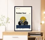 Rubber Soul Poster for Home Decor Gift – The Beatles Film – Classic Poster for Home Decor Gift – Retro Poster for Home Decor Gifts – Minimal Art – Modern Vintage – Move Gifts – Favorite Movie