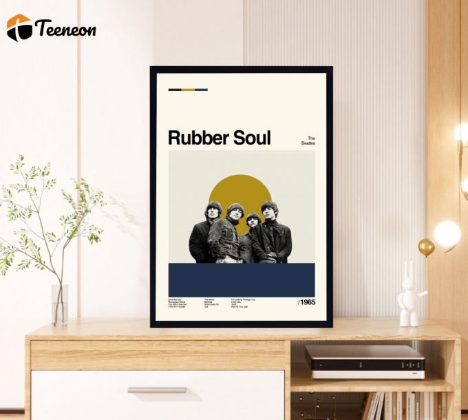 Rubber Soul Poster for Home Decor Gift – The Beatles Film – Classic Poster for Home Decor Gift – Retro Poster for Home Decor Gifts – Minimal Art – Modern Vintage – Move Gifts – Favorite Movie