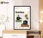 Scarface Poster for Home Decor Gift – Brian De Palma Film – Classic Poster for Home Decor Gift – Retro Poster for Home Decor Gifts – Minimal Art – Modern Vintage – Move Gifts – Favorite Movie