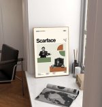 Scarface Poster for Home Decor Gift – Brian De Palma Film – Classic Poster for Home Decor Gift – Retro Poster for Home Decor Gifts – Minimal Art – Modern Vintage – Move Gifts – Favorite Movie
