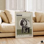Seinfeld, Seinfeld Restaurant, TV Show Poster for Home Decor Gift, Retro Movie Poster for Home Decor Gift, Vintage Inspired Poster for Home Decor Gift