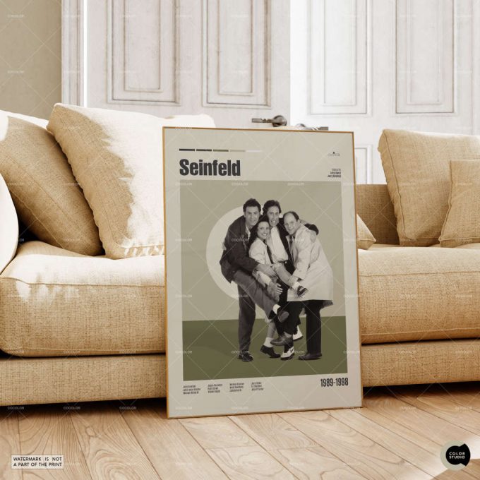 Seinfeld, Seinfeld Restaurant, TV Show Poster for Home Decor Gift, Retro Movie Poster for Home Decor Gift, Vintage Inspired Poster for Home Decor Gift