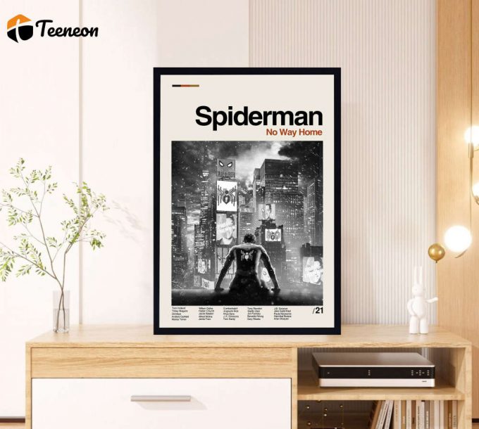 Spiderman Movie – No Way Home Film – Classic Poster for Home Decor Gift – Retro Poster for Home Decor Gifts – Minimal Movie Art – Modern Vintage – Move Gifts – Favorite Movie