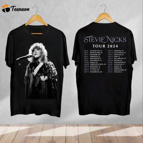 Stevie Nicks Young T-Shirt – Vintage Fan Gift Tour 2024 Concert Tee