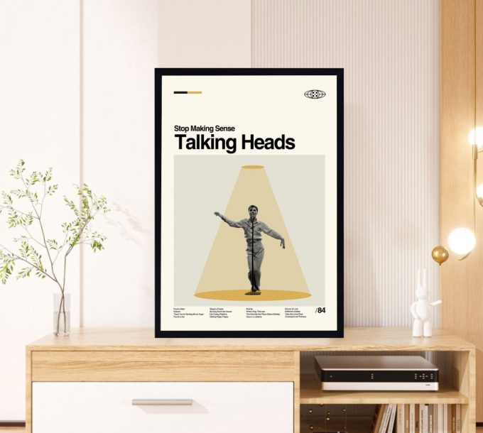 Talking Heads Poster for Home Decor Gift – Stop Making Sense Film – Found a Job – Retro Movie Poster for Home Decor Gift – Minimalist Art – Vintage Poster for Home Decor Gift – Modern Art – Wall Decor
