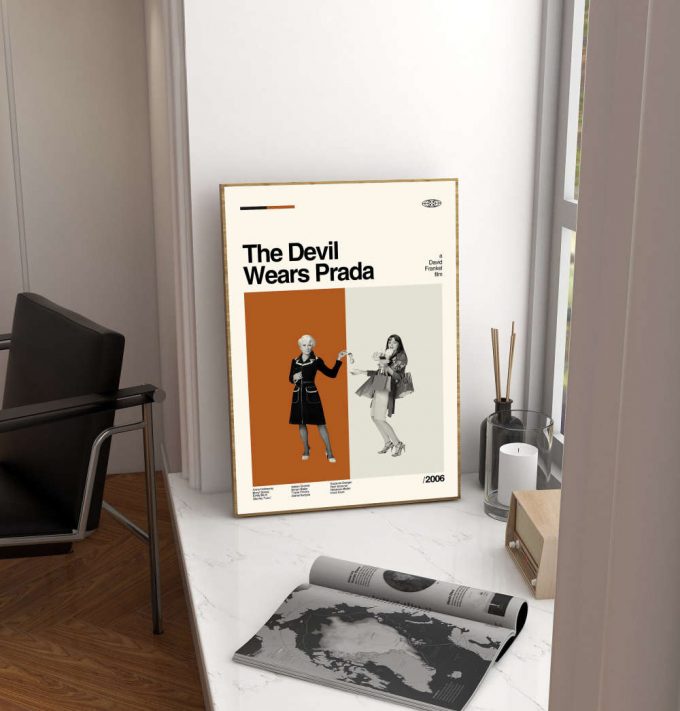 The Devil Wears Prada Poster for Home Decor Gift – David Frankel Film – Retro Poster for Home Decor Gift – Minimalist Art – Vintage Poster for Home Decor Gift – Modern Art – Wall Decor – Home Decor