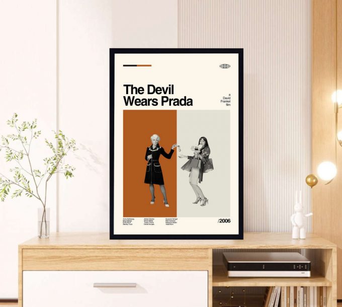 The Devil Wears Prada Poster for Home Decor Gift – David Frankel Film – Retro Poster for Home Decor Gift – Minimalist Art – Vintage Poster for Home Decor Gift – Modern Art – Wall Decor – Home Decor