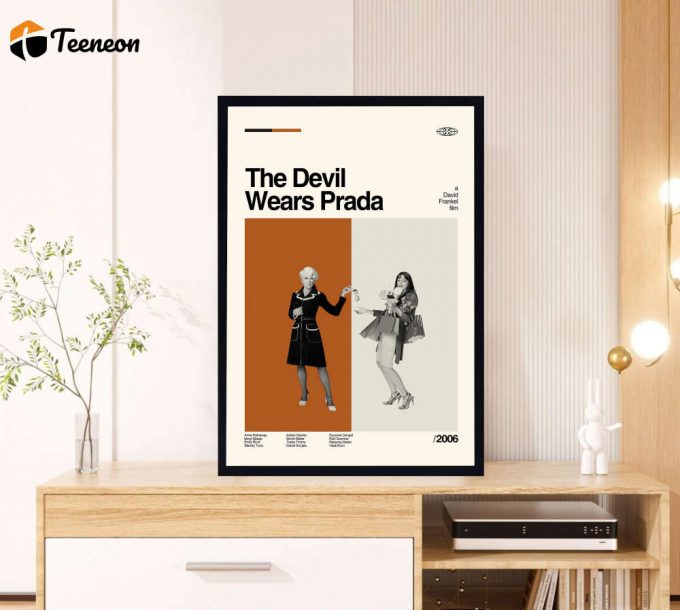 The Devil Wears Prada Poster for Home Decor Gift – David Frankel Film – Retro Poster for Home Decor Gift – Minimalist Art – Vintage Poster for Home Decor Gift – Modern Art – Wall Decor – Home Decor