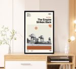 The Empire Strikes Back Poster for Home Decor Gift – Star Wars Film – Retro Poster for Home Decor Gift – Minimalist Art – Vintage Poster for Home Decor Gift – Modern Art – Wall Decor – Home Decor