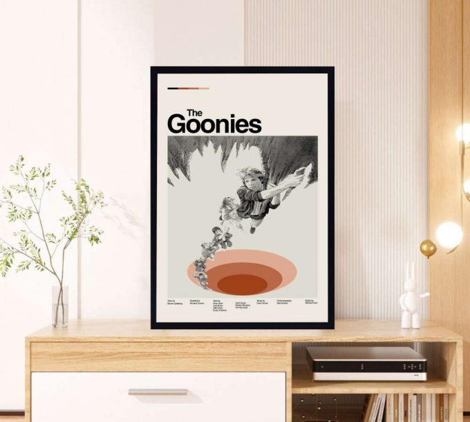 The Goonies Movie Poster for Home Decor Gift – Richard Donner Film – Retro Movie Poster for Home Decor Gift – Minimalist Art – Vintage Poster for Home Decor Gift – Modern Art – Wall Decor – Home Decor