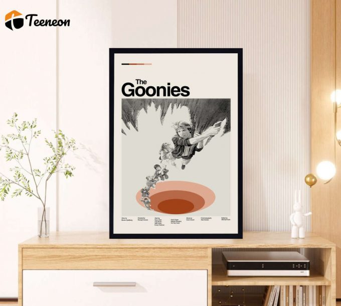 The Goonies Movie Poster for Home Decor Gift – Richard Donner Film – Retro Movie Poster for Home Decor Gift – Minimalist Art – Vintage Poster for Home Decor Gift – Modern Art – Wall Decor – Home Decor