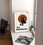 The Mandalorian Movie – George Lucas Film – Retro Movie Poster for Home Decor Gift – Minimalist Art – Vintage Poster for Home Decor Gift – Modern Art – Wall Decor – Home Decor