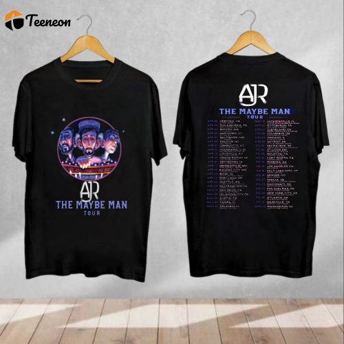 AJR 2024 Tour Shirt: The Maybe Man & Band Fan Gifts