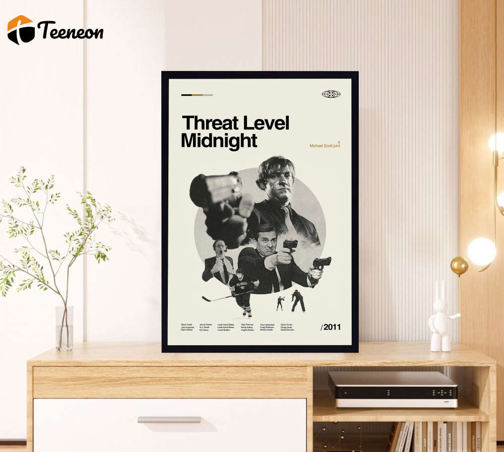 Threat Level Midnight Movie – Michael Scott Film – Classic Movie Poster for Home Decor Gift – Minimal Art – Modern Vintage – Move Gifts – Favorite Movie Threat Level Midnight Movie – Michael Scott Film – Classic Movie Poster for Home Decor Gift – Minimal Art – Modern Vintage – Move Gifts – Favorite Movie