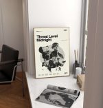 Threat Level Midnight Movie – Michael Scott Film – Classic Movie Poster for Home Decor Gift – Minimal Art – Modern Vintage – Move Gifts – Favorite Movie