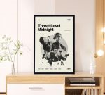 Threat Level Midnight Movie – Michael Scott Film – Classic Movie Poster for Home Decor Gift – Minimal Art – Modern Vintage – Move Gifts – Favorite Movie