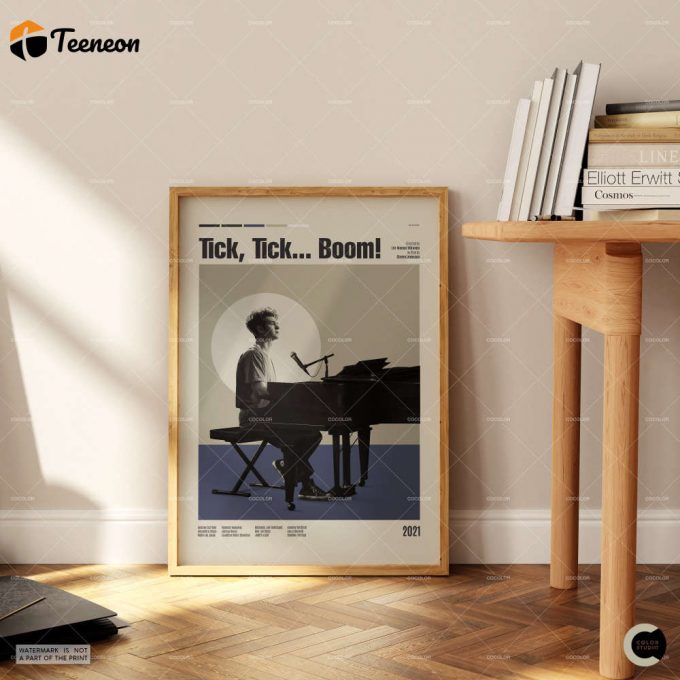 Tick Tick Boom,Lin-Manuel Miranda, Retro Modern Movie Poster for Home Decor Gift, Vintage Inspired Poster for Home Decor Gift