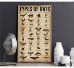Types Of Bats Poster for Home Decor Gift for Home Decor Gift