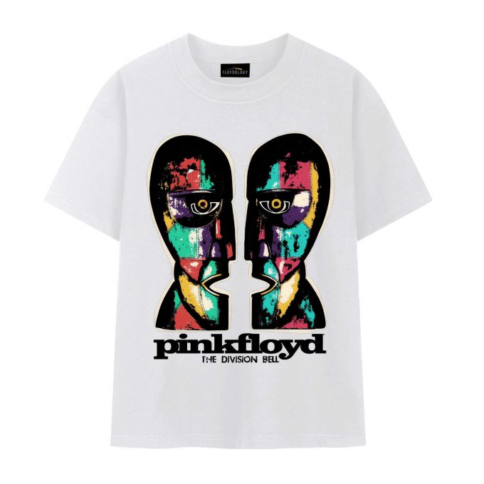 Vintage Pink Floyd Division Bell Colored Drawing Art Shirt