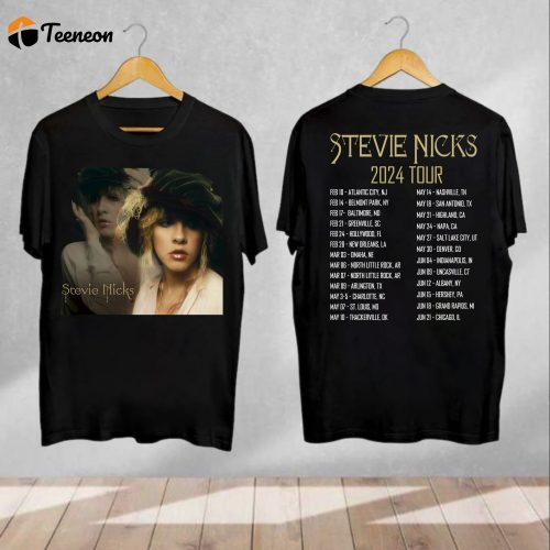 Vintage Stevie Nicks 2024 Tour T-Shirt: Perfect Fan Gift for Stevie Nicks Concerts!