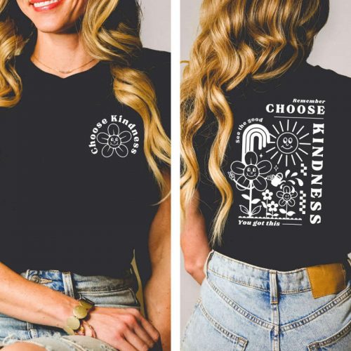 Choose Kindness Shirt, Be Kind Shirt, Cute Shirt, Positive Shirt, Retro Be Kind Shirt, Boho Kindness Shirt, Boho Rainbow Shirt, Kind Tee