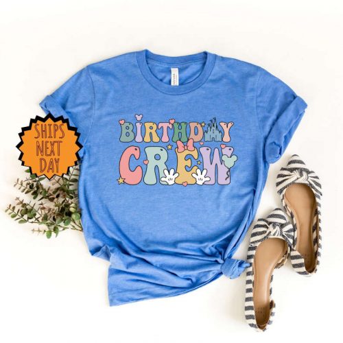 Disney Birthday Crew Shirt, Birthday Party Crew Shirt, Birthday Squad Shirt, Birthday Crew Shirt, Birthday Gift Tee , Birthday Crew Shirt