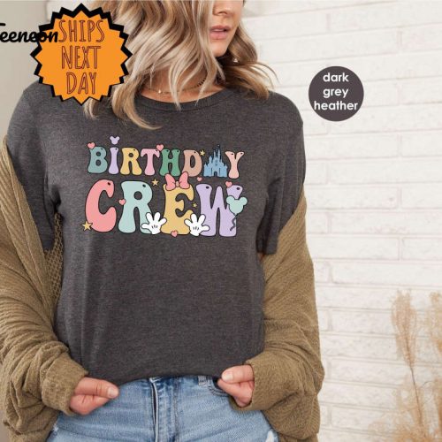 Disney Birthday Crew Shirt, Birthday Party Crew Shirt, Birthday Squad Shirt, Birthday Crew Shirt, Birthday Gift Tee , Birthday Crew Shirt