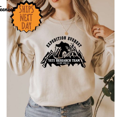 Expedition Everest Animal Kingdom Sweatshirt, Family Yeti Disney Matching Sweater, Disney World Sweater, Disneyland Vacation Trip Sweater