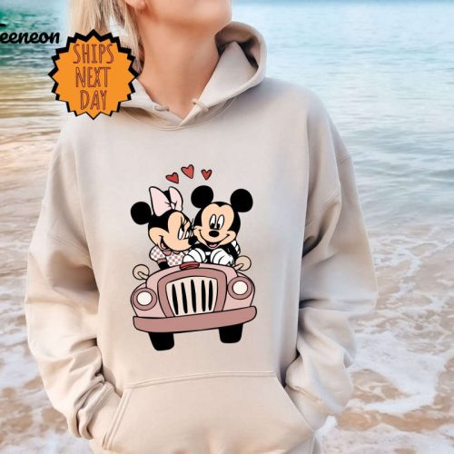 Valentine Day Mickey and Minnie Sweatshirt, Disney Valentines Day Hoodie, Disney Valentine’s Day Shirt, Mickey Minnie Valentine Gift Sweater