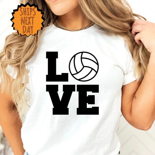 Volleyball Shirt, Volleyball Love Shirt ,Volleyball Team Gift Shirt, Volleyball Gift Shirt, Game Day Shirt, Volleyball Sport Shirt, Love Tee