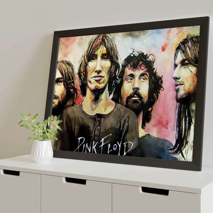 Pink Floyd Poster for Home Decor Gift for Home Decor Gift – Band Water Color Art