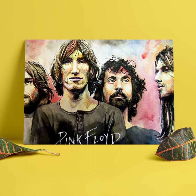 Pink Floyd Poster for Home Decor Gift for Home Decor Gift – Band Water Color Art