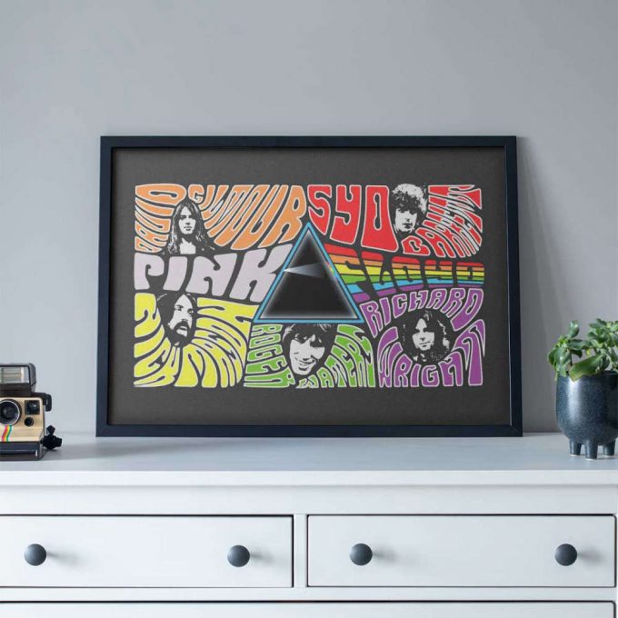 Pink Floyd Poster for Home Decor Gift for Home Decor Gift – Member Art Full Color
