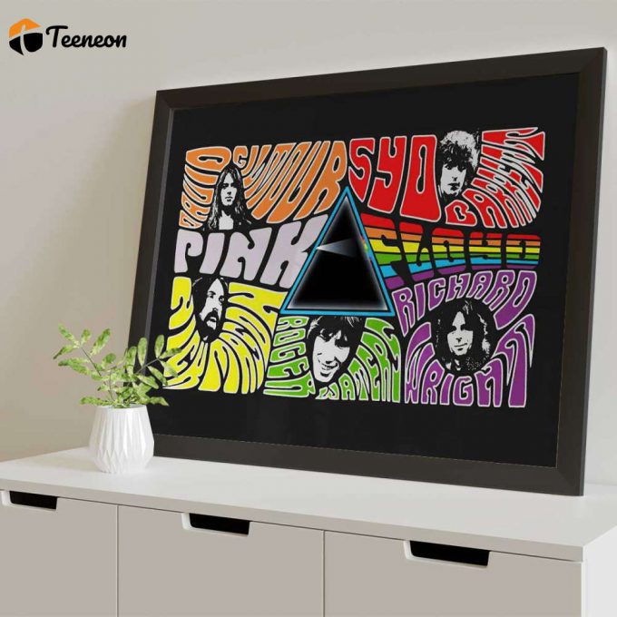 Pink Floyd Poster for Home Decor Gift for Home Decor Gift – Member Art Full Color