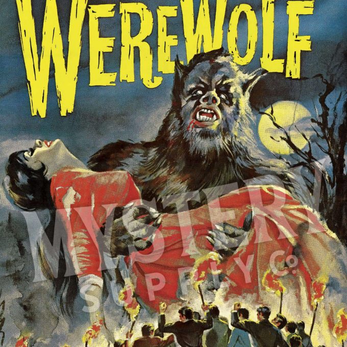 The Curse of the Werewolf 1961 Vintage Horror Monster Movie Poster for Home Decor Gift