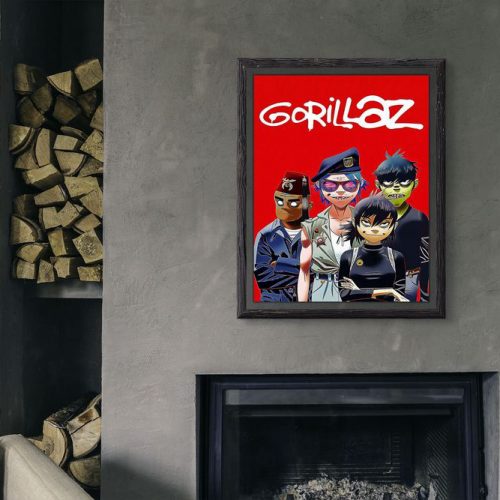 Gorillaz Vintage Inspired Poster for Home Decor Gift, Decoration Picture Room Decor