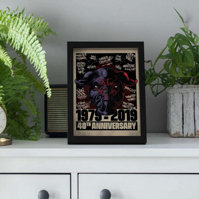Pink Floyd Poster for Home Decor Gift for Home Decor Gift for Home Decor Gift – The Wall 40th Anniversary Fan Poster for Home Decor Gift for Home Decor Gift for Home Decor Gifts