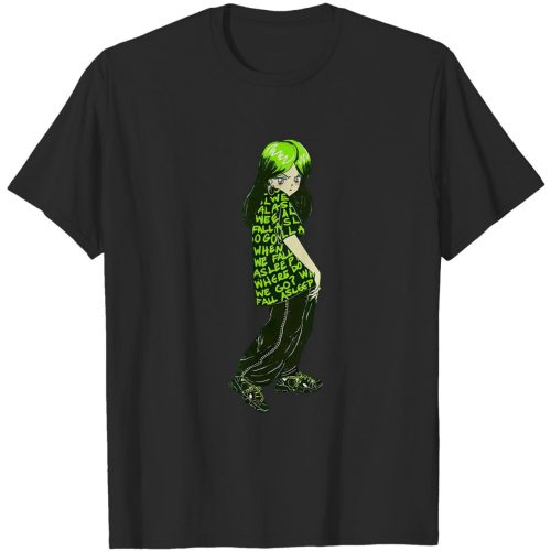 Stylish Billie Eilish Unisex Shirt: Embrace the Iconic Musician s Fashion with this Trendy Apparel!