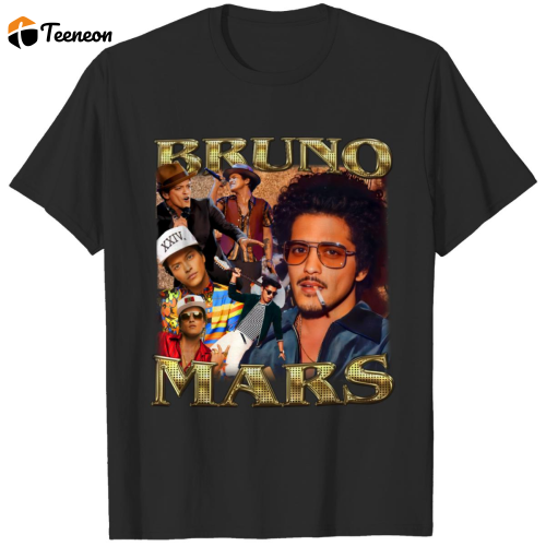 Vintage Bruno Mar T-Shirt: 90s Graphic Tee & Retro Style Shirt