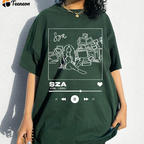 SZA Spotify Shirt: Get the Exclusive Ctrl Album Merchandise for Music Lovers!