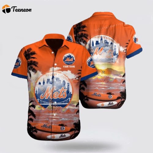 Customized MLB Newyork Yankees Hawaiian Shirt Perfect Fusion Baseball For Fan MLB